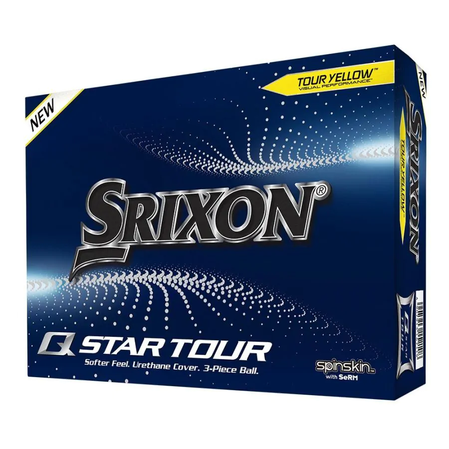 Srixon Q Star Tour 4 Golf Balls - Yellow/Dozen 3 Srixon Q Star Tour 4 Golf Balls - Yellow/Dozen