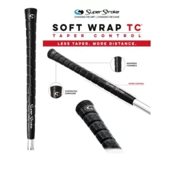 Superstroke Soft Wrap TC Golf Grip - Black Midsize