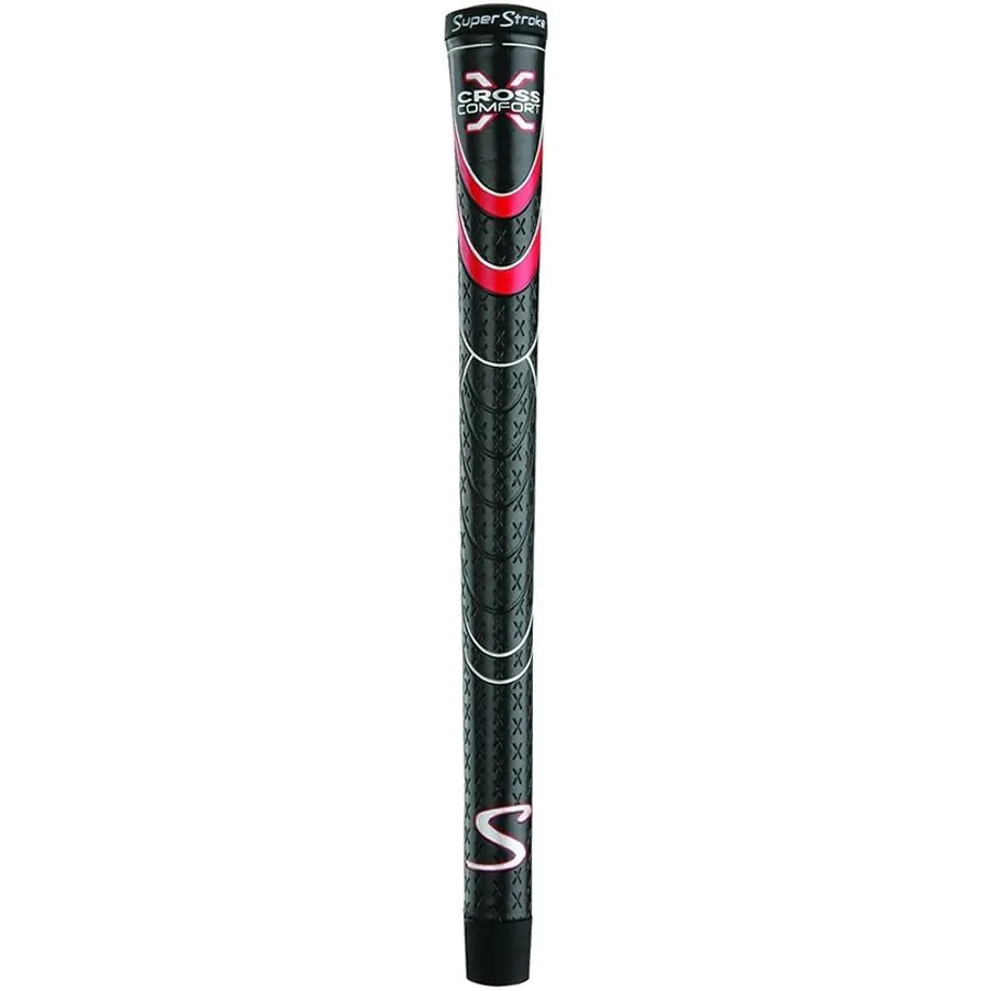 Super Stroke Cross Comfort Midsize Grip - Black/Red 3 Super Stroke Cross Comfort Midsize Grip - Black/Red