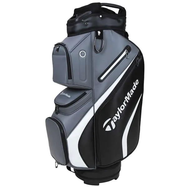 Taylormade Deluxe Golf Cart Bag - Black/Grey 3 Taylormade Deluxe Golf Cart Bag - Black/Grey