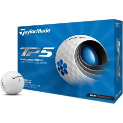 Taylormade TP5 Golf Balls - White/Dozen