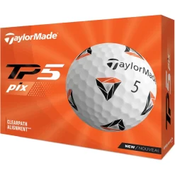 Taylormade Tp5 Pix 2.0 Golf Balls - White/Dozen