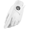 Taylormade Tour Preferred Mens Golf Glove - White 2 Taylormade Tour Preferred Mens Golf Glove - White -Fairway Fusion taylormade tp glove white profile 600 aslangolf