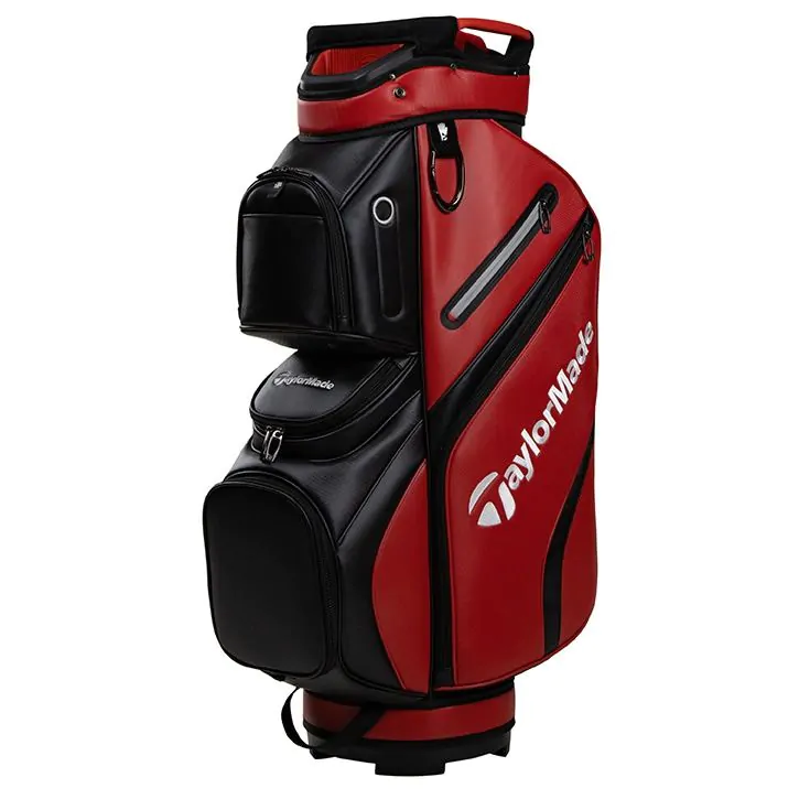 Taylormade Deluxe Cart Golf Bag - Red/Black 3 Taylormade Deluxe Cart Golf Bag - Red/Black