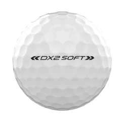 Wilson Staff DX2 Soft Golf Balls - White (3 Ball Pack)