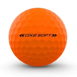Wilson Staff DX2 Optix Golf Balls - Orange (3 Ball Pack)