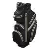 Wilson Staff Exo Dry Cart Bag - Black/Black/Silver 1 Wilson Staff Exo Dry Cart Bag - Black/Black/Silver -Fairway Fusion ws exodry blk