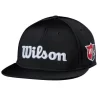 Wilson Staff Tour Flat Brim Cap - Black -Fairway Fusion ws flat black