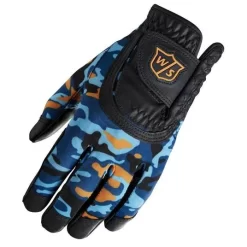 Wilson Staff Junior All-Fit Glove - Black/Orange/Grey