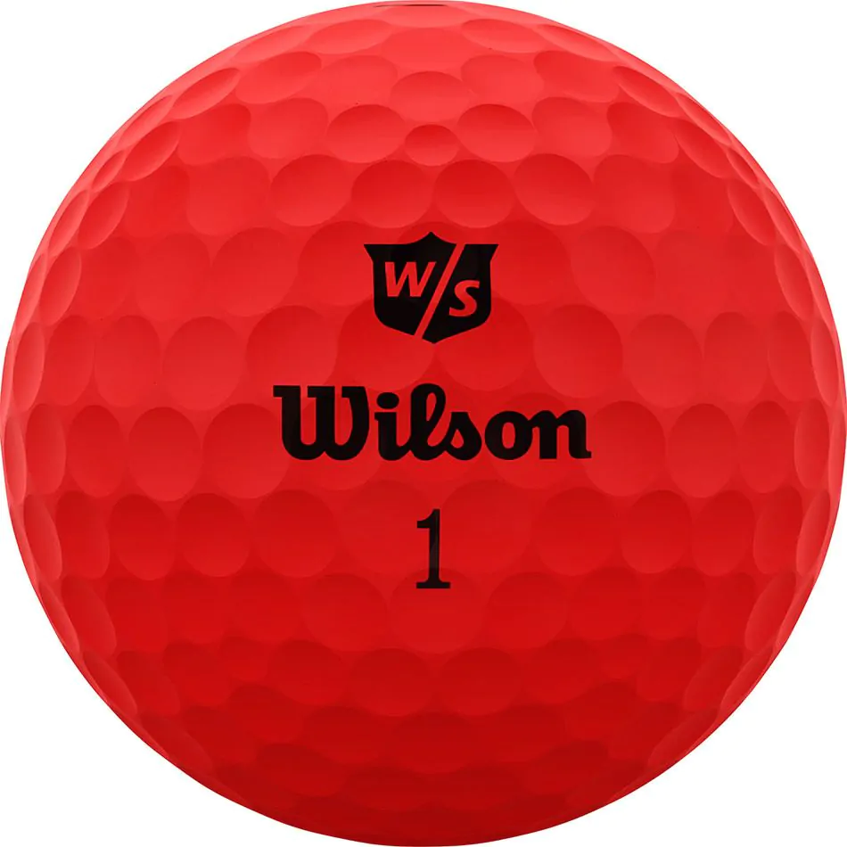 Wilson Staff Duo Soft Red Golf Balls - Dozen 4 Wilson Staff Duo Soft Red Golf Balls - Dozen - Image 2